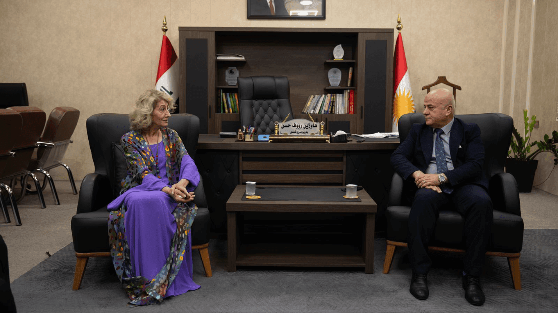 خاتوو شاناز ئیبراهیم ئەحمەد بەڕێوەبەرایەتی گشتیی ئەوقافی پارێزگای سلێمانی بەسەرکردەوە